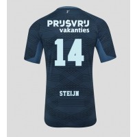 Moški Nogometni dresi Feyenoord Sem Steijn #14 Gostujoči 2025-26 Kratek Rokav